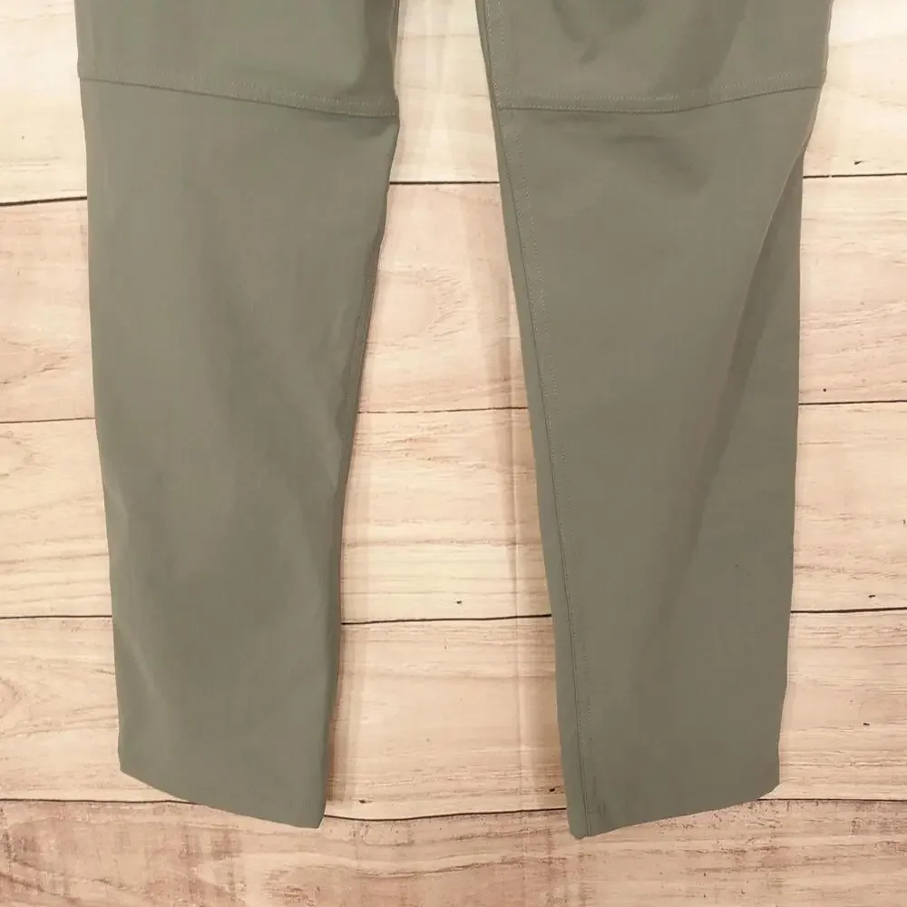 Lululemon ABC Pants Mens 31 Green Slim Fit Stretch Casual WARPSTREME